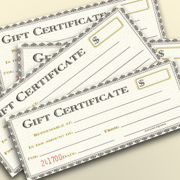 Gift Certificates